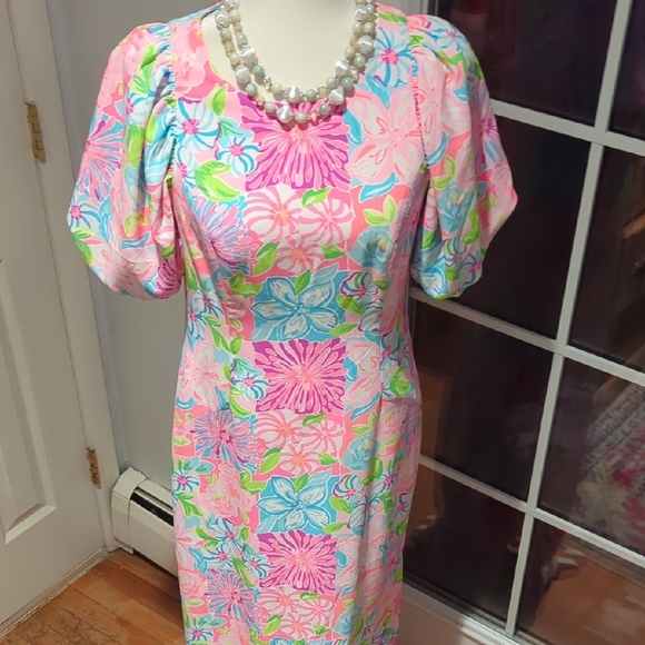 Lilly Pulitzer Vibrant Floral Maxi Dress - Picture 3 of 10